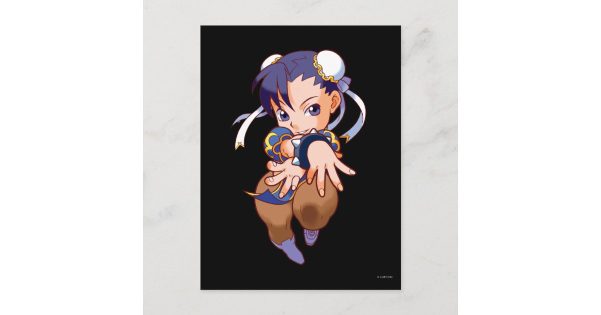 Pocket Fighter ChunLi Postcard Zazzle