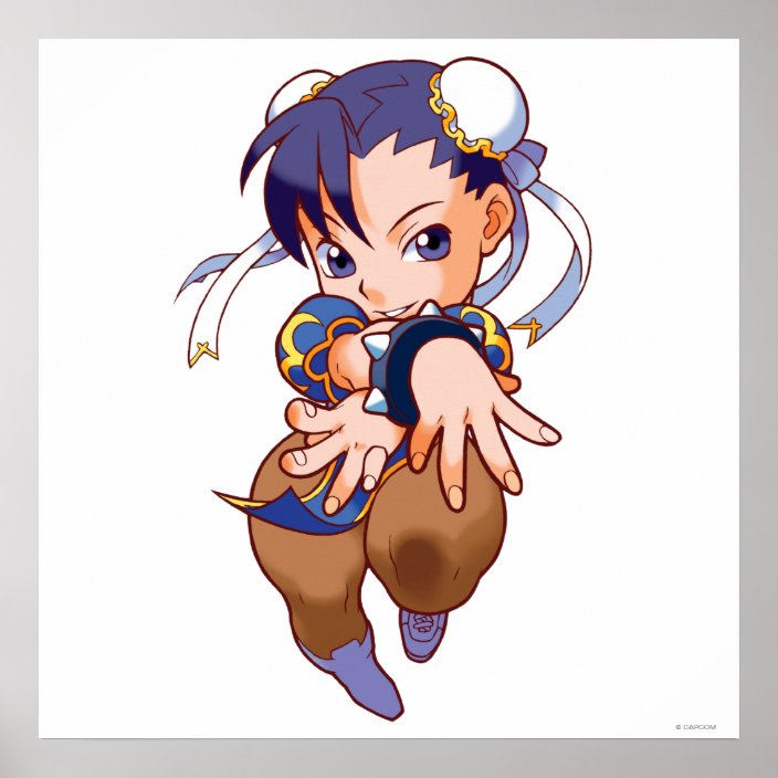 Pocket Fighter Chun-Li Poster | Zazzle.com