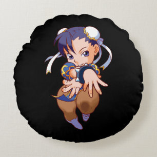 Pocket Fighter Chun-Li Round Pillow
