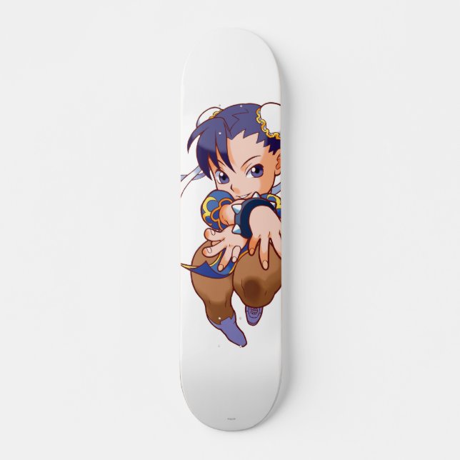 Pocket Fighter Chun-Li Skateboard Deck (Front)