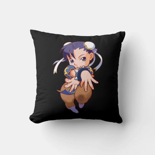 Pocket Fighter Chun-Li Throw Pillow (Front)