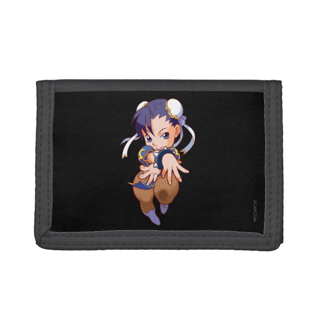 Pocket Fighter Chun-Li Tri-fold Wallet (Front)