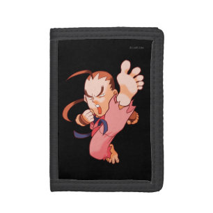 Pocket Fighter Dan 2 Trifold Wallet