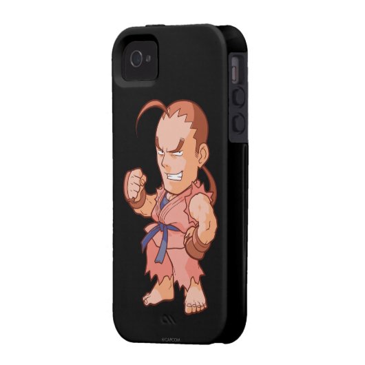 Pocket Fighter Dan Case-Mate iPhone Case (Back Left)