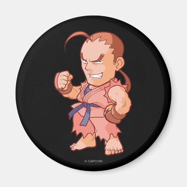Pocket Fighter Dan Magnet (Front)