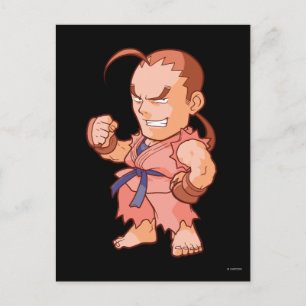 Pocket Fighter Dan Postcard