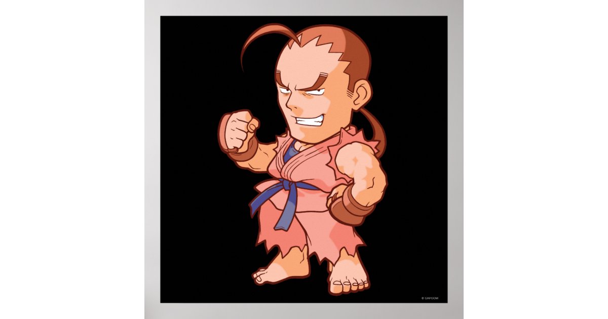 Pocket Fighter Dan Poster Zazzle
