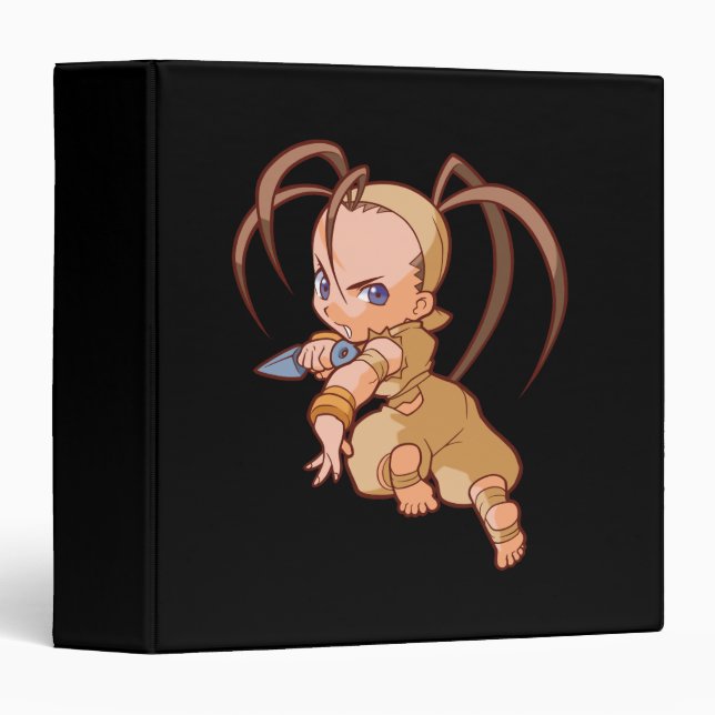 Pocket Fighter Ibuki 2 3 Ring Binder (Front/Spine)