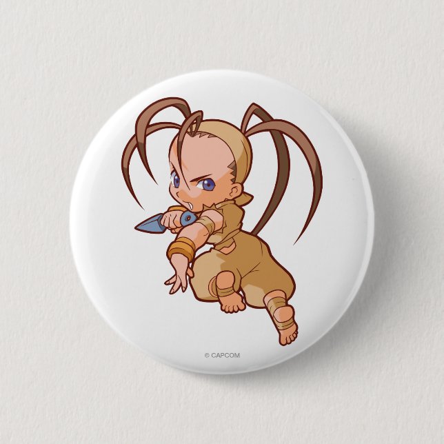 Pocket Fighter Ibuki 2 Button (Front)