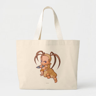 Pocket Fighter Ibuki 2 Large Tote Bag
