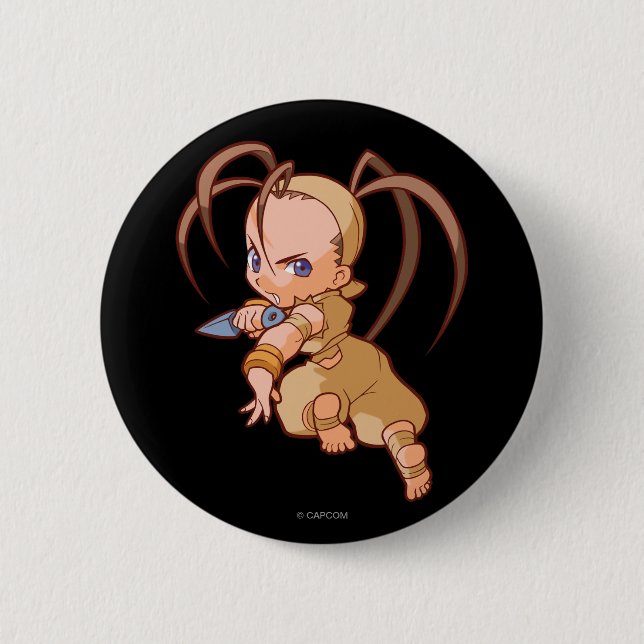 Pocket Fighter Ibuki 2 Pinback Button (Front)