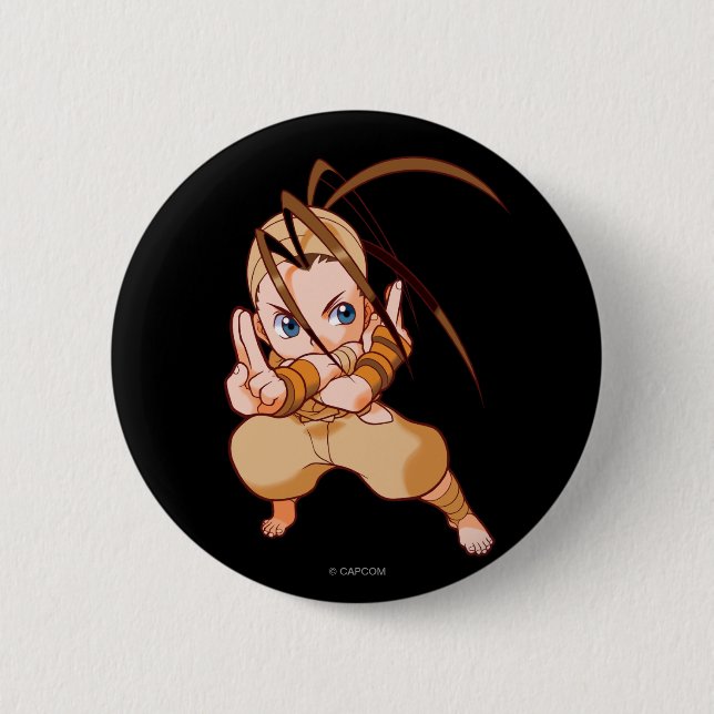Pocket Fighter Ibuki Button (Front)