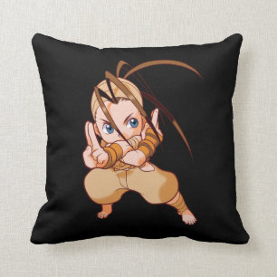 Pocket Fighter Ibuki Throw Pillow