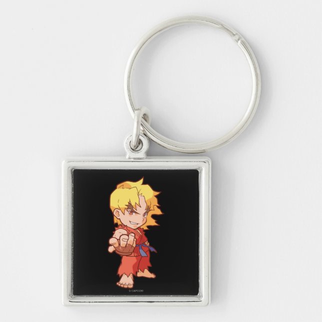 Pocket Fighter Ken 2 Keychain (Front)