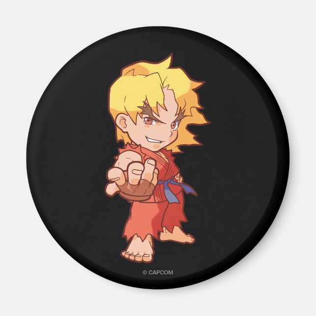 Pocket Fighter Ken 2 Magnet (Front)