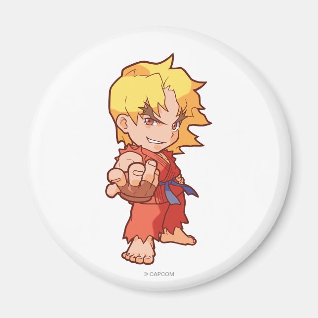 Pocket Fighter Ken 2 Magnet (Front)