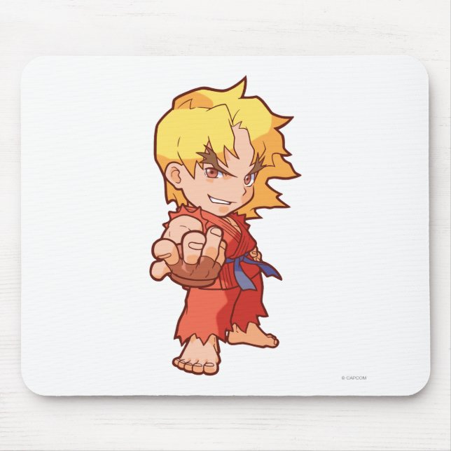 Pocket Fighter Ken 2 Mouse Pad (Front)