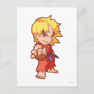 Pocket Fighter Ken 2 Postcard