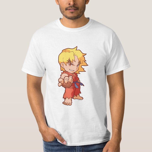 Pocket Fighter Ken 2 T-Shirt (Front)