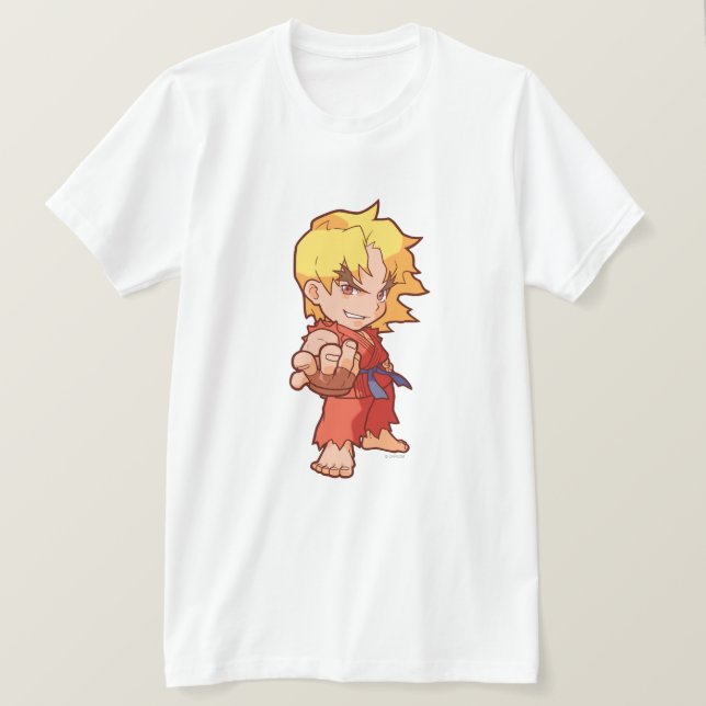 Pocket Fighter Ken 2 T-Shirt (Design Front)