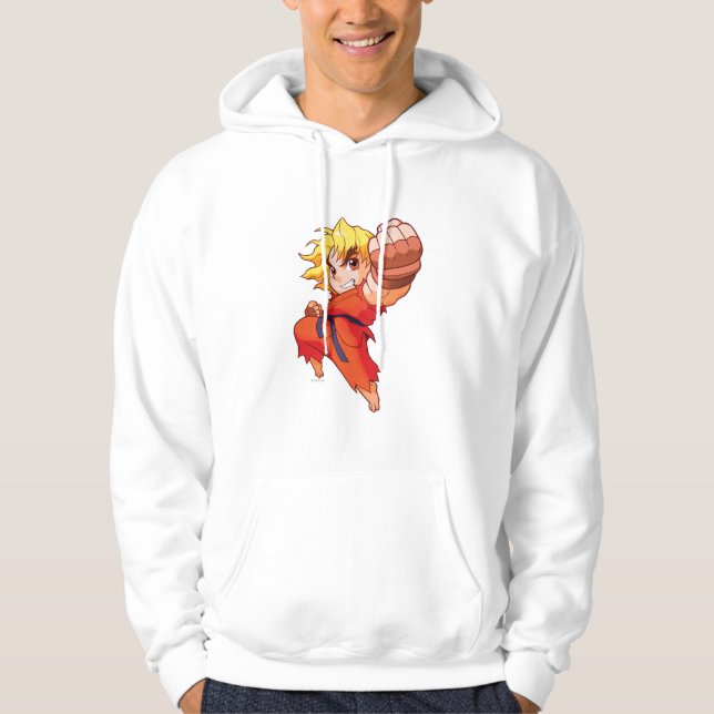 Pocket Fighter Ken Hoodie (Front)