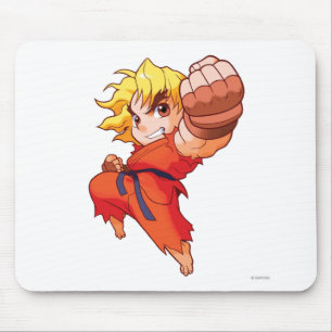 Pocket Fighter Ken Mouse Pad
