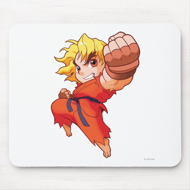 Pocket Fighter Ken Mouse Pad (Front)