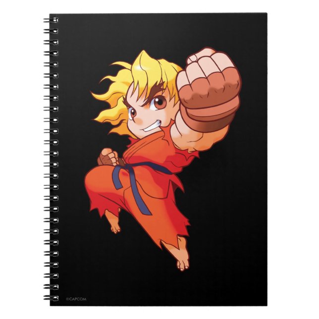 Pocket Fighter Ken Notebook (Front)