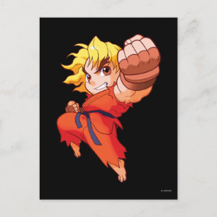 Pocket Fighter Ken Postcard