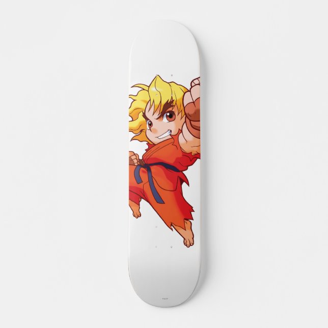Pocket Fighter Ken Skateboard Deck (Front)