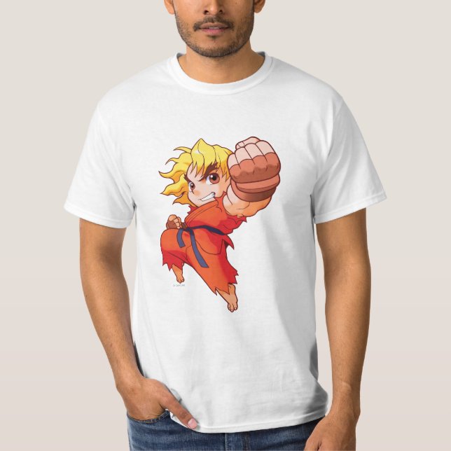 Pocket Fighter Ken T-Shirt (Front)
