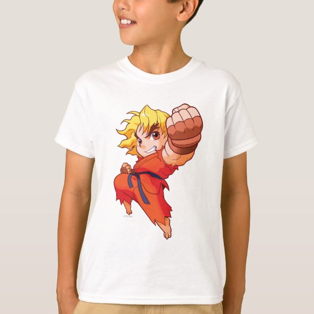 Pocket Fighter Ken T-Shirt (Front)