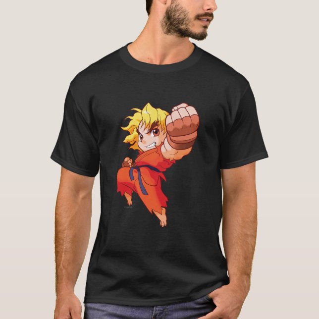Pocket Fighter Ken T-Shirt (Front)
