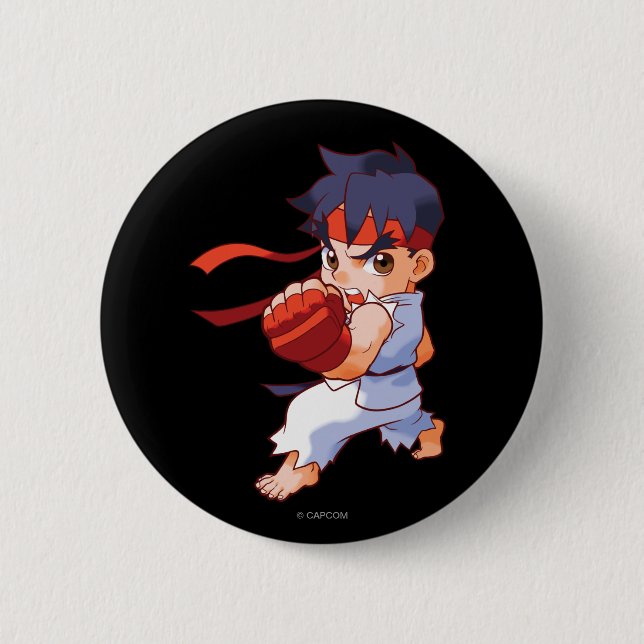 Pocket Fighter Ryu 2 Button (Front)