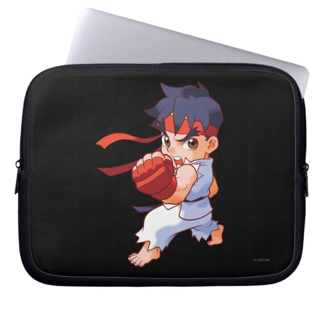 Pocket Fighter Ryu 2 Laptop Sleeve (Front)