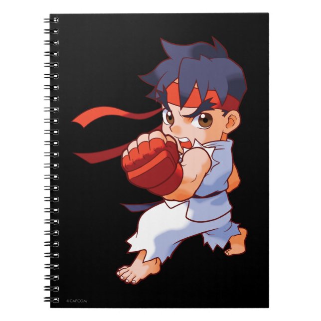 Pocket Fighter Ryu 2 Notebook (Front)