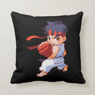 Pocket Fighter Ryu 2 Throw Pillow