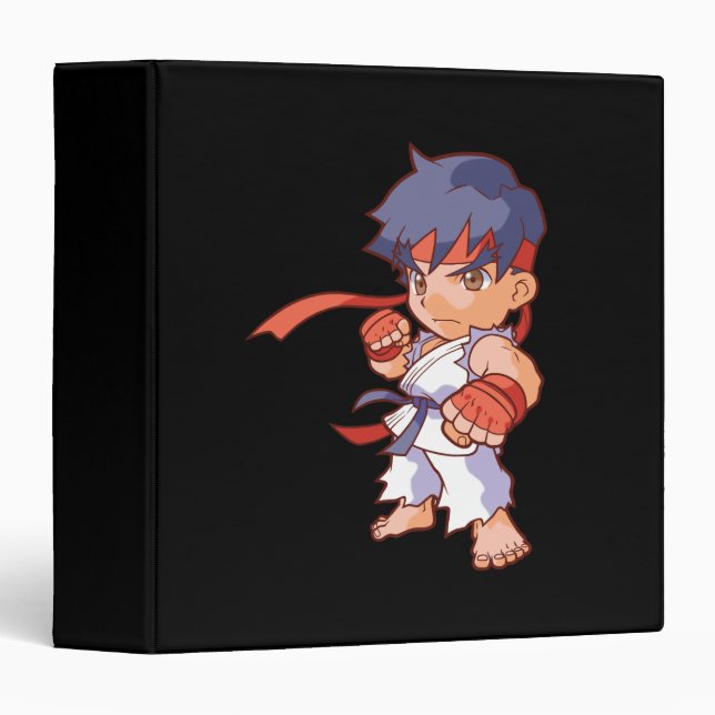 Pocket Fighter Ryu Binder (Front/Spine)