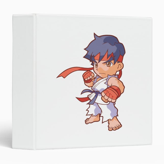 Pocket Fighter Ryu Binder (Front/Spine)