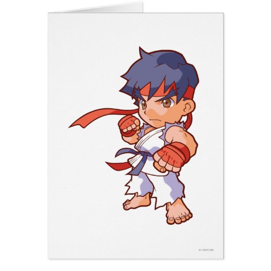 Pocket Fighter Ryu Cards (Front)