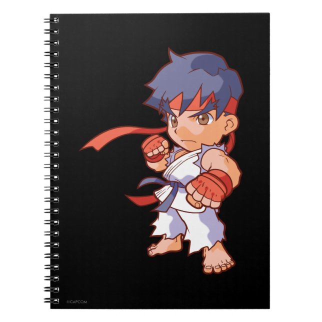 Pocket Fighter Ryu Notebook (Front)