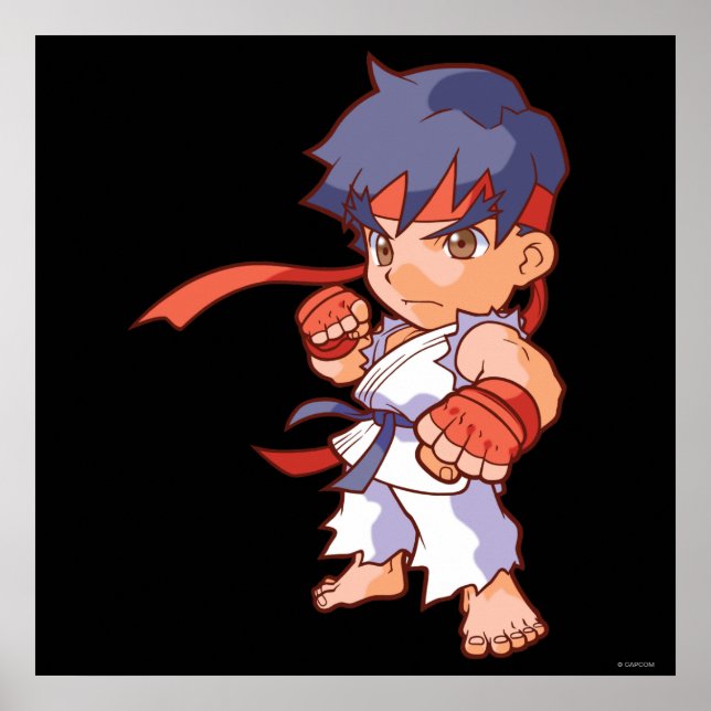 Pocket Fighter Ryu Poster (Front)