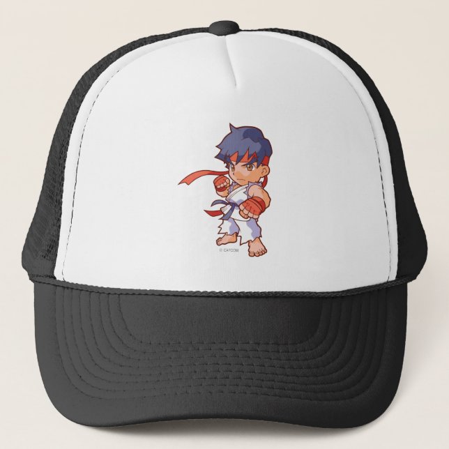 Pocket Fighter Ryu Trucker Hat (Front)