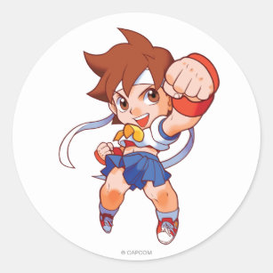 Street Fighter 3.3 - Ryu Sticker by Den23