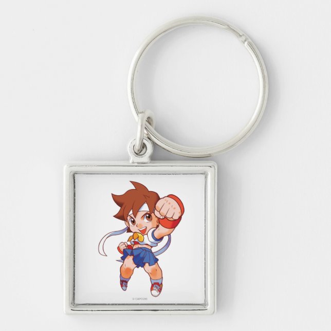 Pocket Fighter Sakura 2 Keychain (Front)