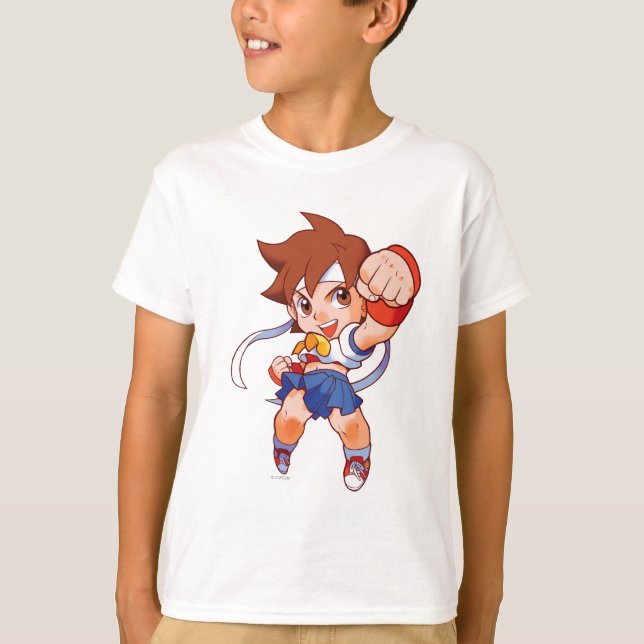 Pocket Fighter Sakura 2 T-Shirt (Front)
