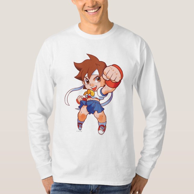 Pocket Fighter Sakura 2 T-Shirt (Front)