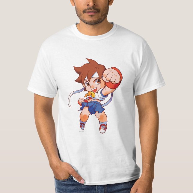 Pocket Fighter Sakura 2 T-Shirt (Front)