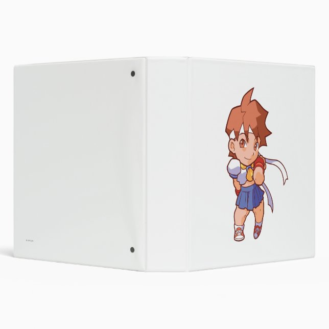 Pocket Fighter Sakura 3 Ring Binder (Background)