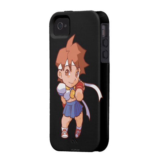 Pocket Fighter Sakura Case-Mate iPhone Case (Back Left)